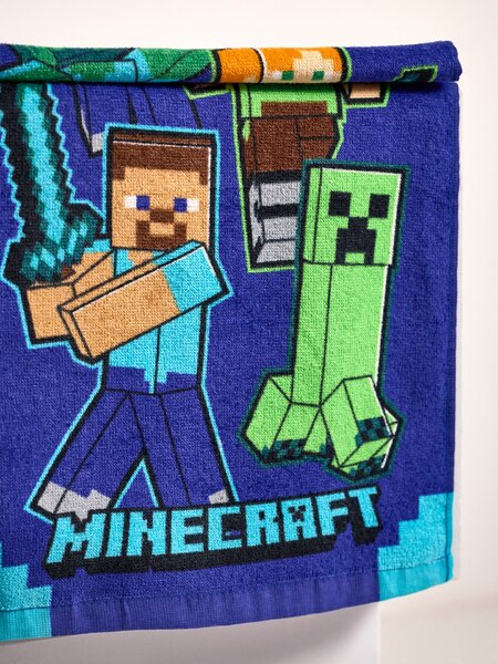 Sinsay - Pamuttörölköző Minecraft - kék