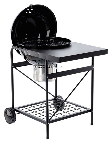 GrillChef Faszén Grill - Hőmérővel - 90x71x111cm