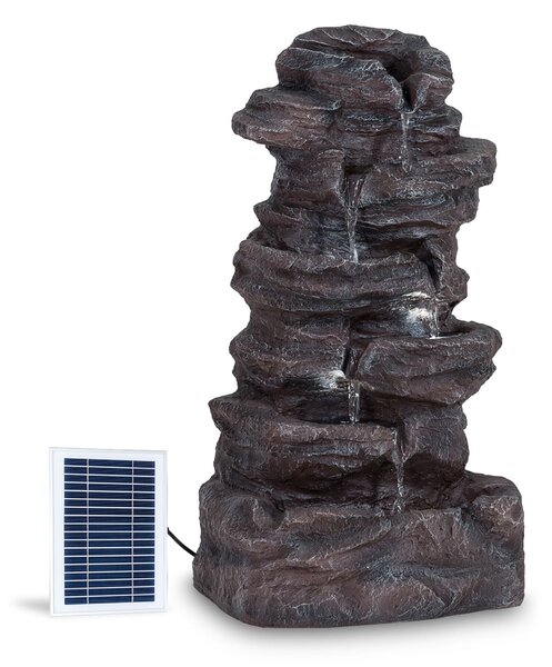 Blumfeldt Stonehenge XL, napelemes szökőkút, LED világítás, polyresin, lítium-ion akkumulátor