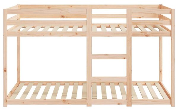 VidaXL tömör fenyőfa emeletes ágy 90x190 cm