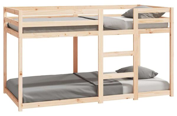VidaXL tömör fenyőfa emeletes ágy 90x190 cm