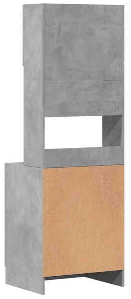 VidaXL Konyhaszekrény - Betonszürke - 60x50x180 cm