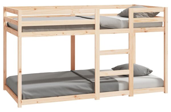 VidaXL tömör fenyőfa emeletes ágy 90x190 cm
