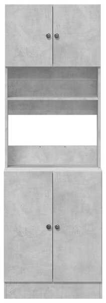 VidaXL Konyhaszekrény - Betonszürke - 60x50x180 cm