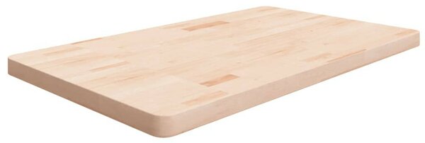 VidaXL kezeletlen tömör fa fürdőszobai pult 100 x 60 x 4 cm