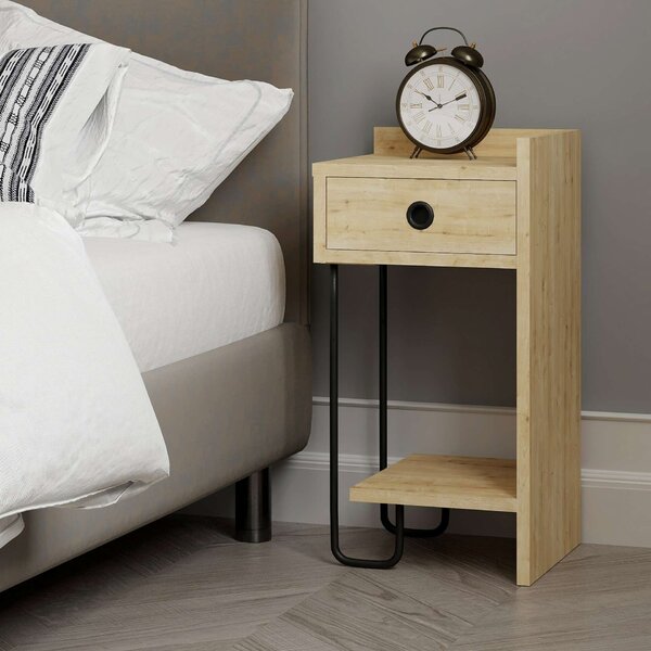 SIRIUS Éjjeliszekrény, jobbos | Tölgy