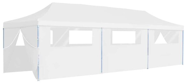 VidaXL Összecsukható Rendezvénysátor - Fehér - 3x9m