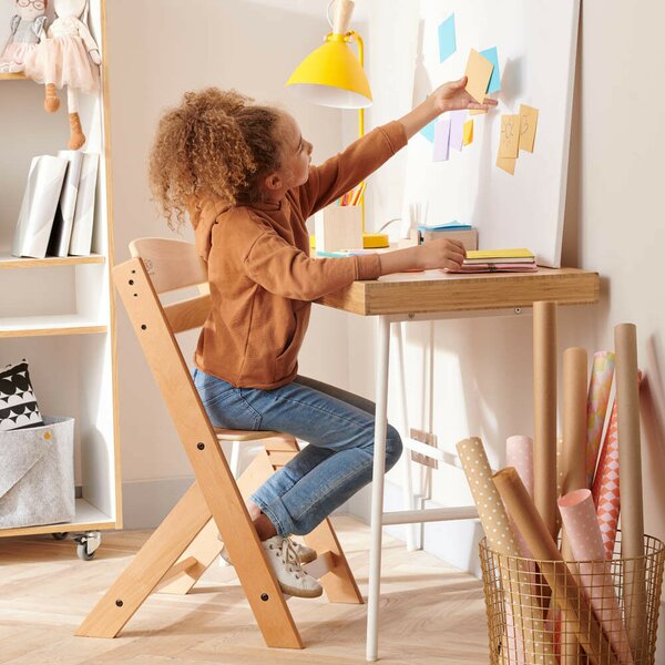 Kinderkraft Enock Wooden Etetőszék, Barna
