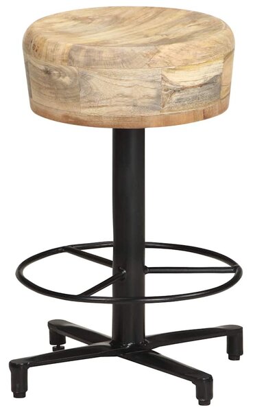 2 db tömör mangófa bárszék 52 cm