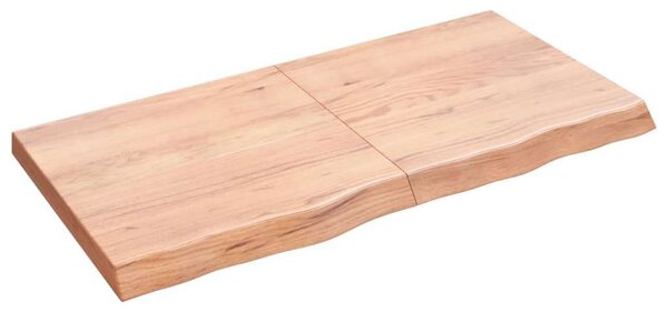 VidaXL Tömör Tölgyfa Fali Polc - 120x60cm