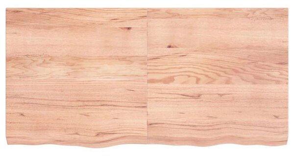 VidaXL Tömör Tölgyfa Fali Polc - 120x60cm
