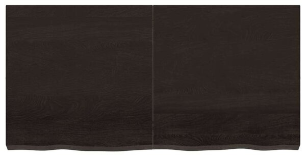 VidaXL Tömör Tölgyfa Fali Polc - 120x60 cm