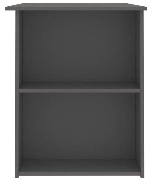 Szürke forgácslap íróasztal 110 x 60 x 73 cm