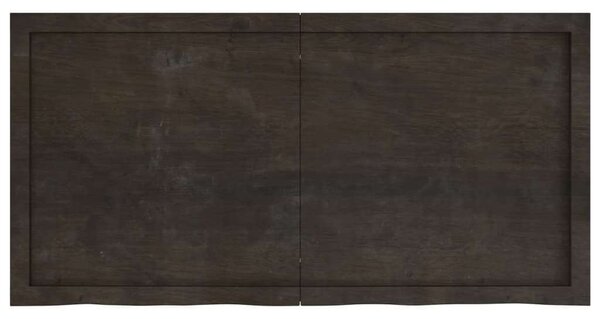 VidaXL Tömör Tölgyfa Fali Polc - 120x60 cm