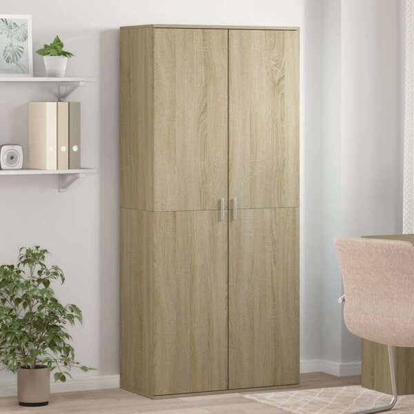 VidaXL Cipősszekrény - Sonoma Tölgy - 80x39x178 cm