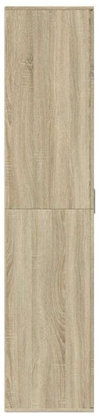 VidaXL Cipősszekrény - Sonoma Tölgy - 80x39x178 cm