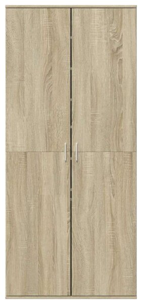 VidaXL Cipősszekrény - Sonoma Tölgy - 80x39x178 cm