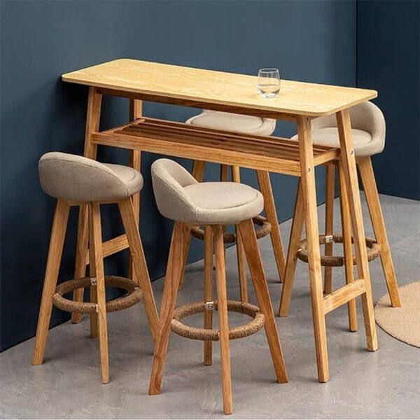 Quasar & Co.® Bárszékkészlet - 2 db - Elefántcsont - 80 cm