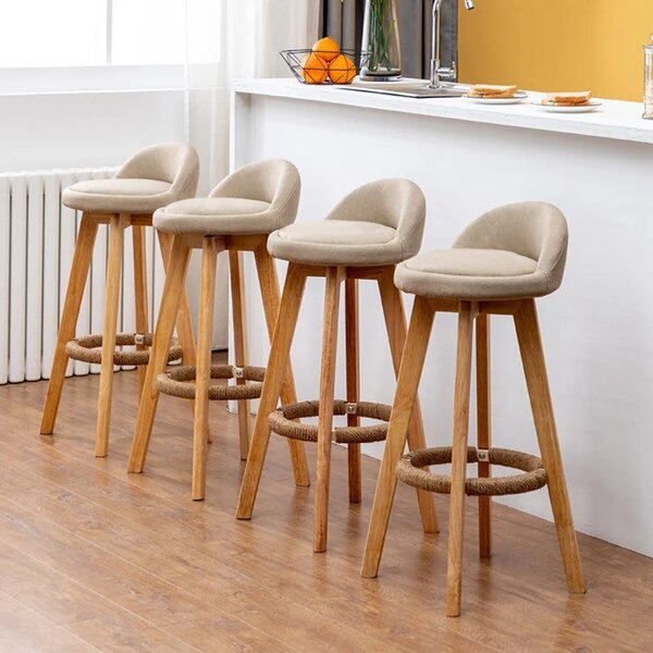 Quasar & Co.® Bárszékkészlet - 2 db - Elefántcsont - 80 cm