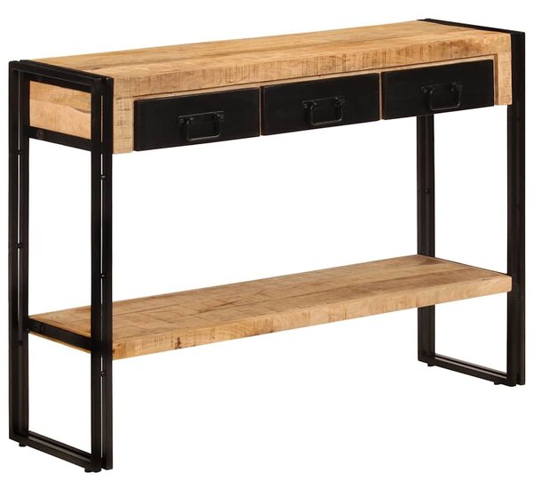 Tömör mangófa tálalóasztal 110 x 30 x 76 cm