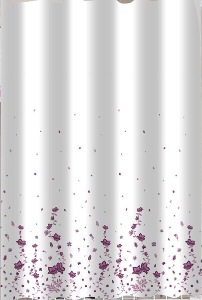 Zuhanyfüggöny - MINI FLOWERS - Impregnált textil - 180 x 200 cm