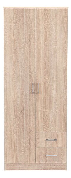 Miami Gardróbszekrény - 80x205 cm - Sonoma Tölgy
