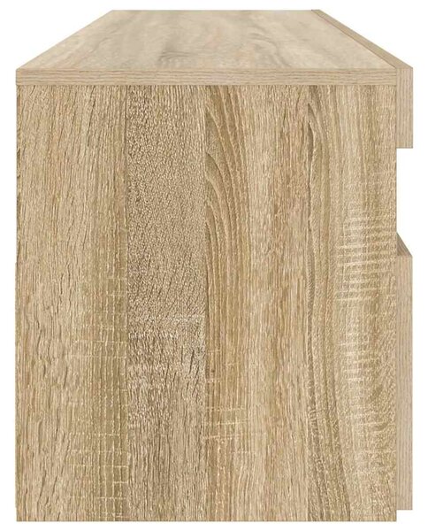 Sonoma tölgy színű TV-szekrény LED-világítással 90 x 35 x 40 cm