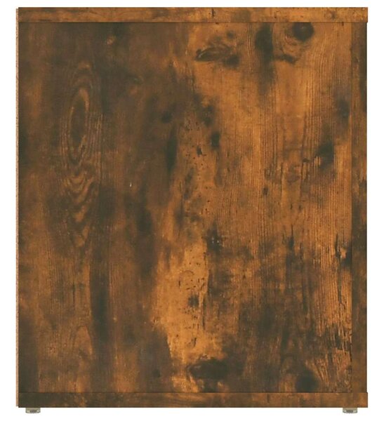 Füstös tölgy színű szerelt fa TV-szekrény 100 x 35 x 40 cm