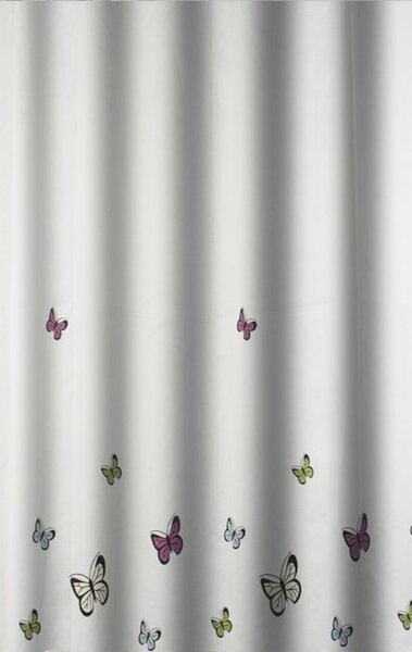 Zuhanyfüggöny - NEW BUTTERFLY - Impregnált textil -180 x 200 cm