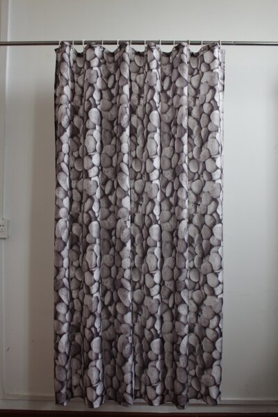 Zuhanyfüggöny - NEW STONE - Impregnált textil - 180 x 200 cm