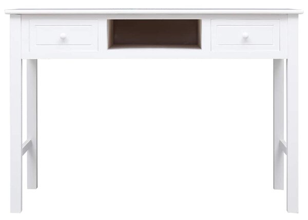 Fehér fa íróasztal 110 x 45 x 76 cm