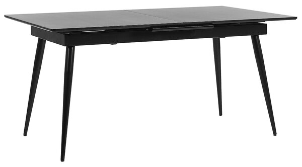 Kihúzható étkezőasztal MALDON Fekete 160/200 cm 90 cm