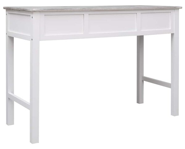 Szürke fa íróasztal 110 x 45 x 76 cm