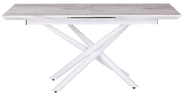 Kihúzható étkezőasztal MOIRA Fehér 160/200 cm 90 cm
