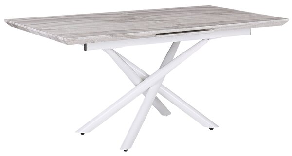 Kihúzható étkezőasztal MOIRA Fehér 160/200 cm 90 cm