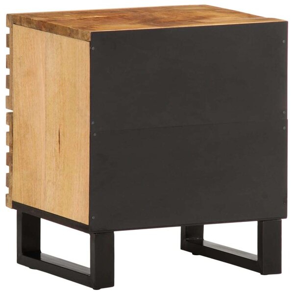 VidaXL Mangófa Éjjeliszekrény Pár - 2 db - 40x33x46 cm