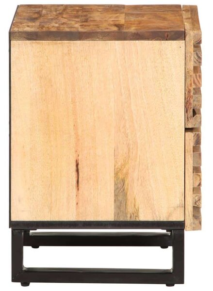 VidaXL Mangófa Éjjeliszekrény Pár - 2 db - 40x33x46 cm