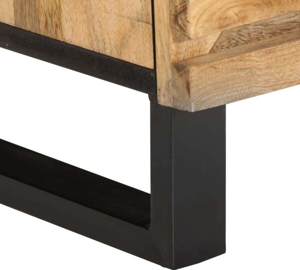 VidaXL Mangófa Éjjeliszekrény Pár - 2 db - 40x33x46 cm