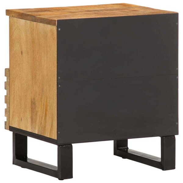 VidaXL Mangófa Éjjeliszekrény Szett - 2 db - 40x33x46 cm