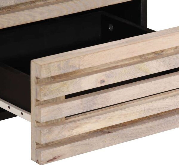 VidaXL Mangófa Éjjeliszekrény Pár - 2 db - 40x33x46 cm