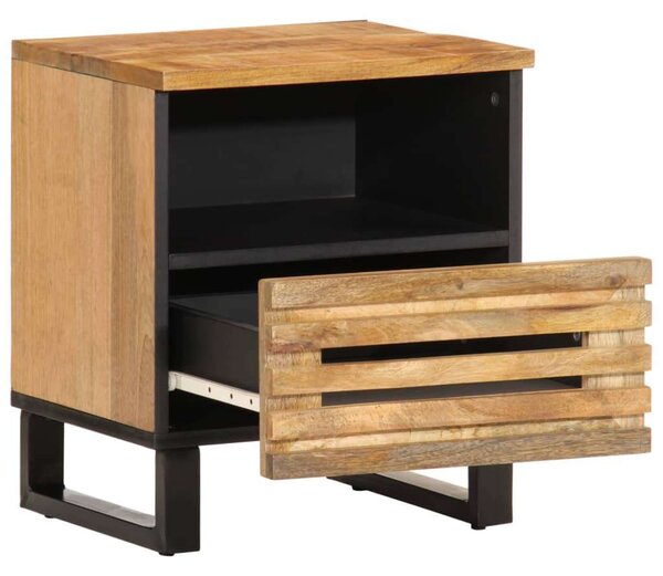 VidaXL Mangófa Éjjeliszekrény Szett - 2 db - 40x33x46 cm