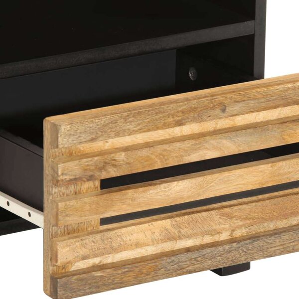 VidaXL Mangófa Éjjeliszekrény Szett - 2 db - 40x33x46 cm