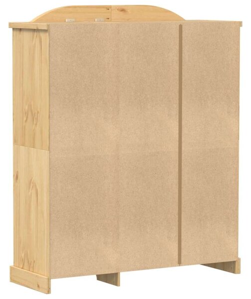 VidaXL Corona Fenyőfa Ruhásszekrény - 151,5x52x186 cm