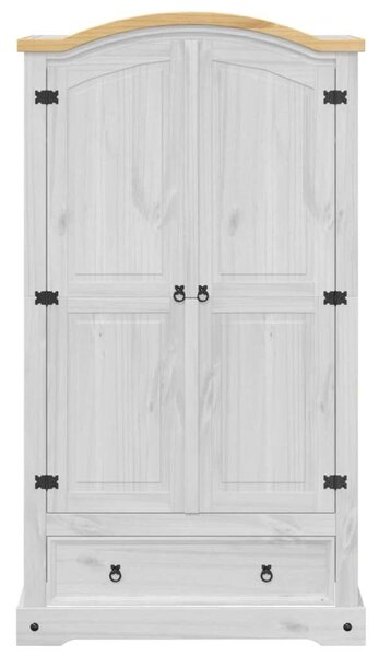 VidaXL Corona Ruhaszekrény - Fenyőfa - 102x52x186 cm