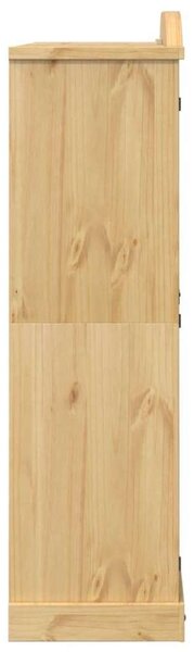 VidaXL Corona Fenyőfa Ruhásszekrény - 151,5x52x186 cm