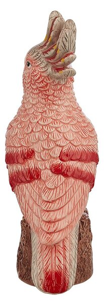 LORA dekor papagáj, rózsaszín 32 cm