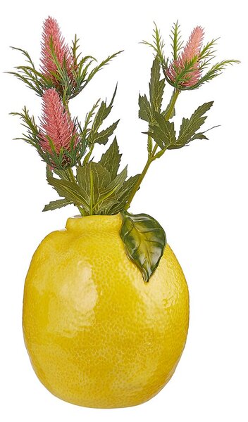 LEMON citrom formájú váza 18 cm
