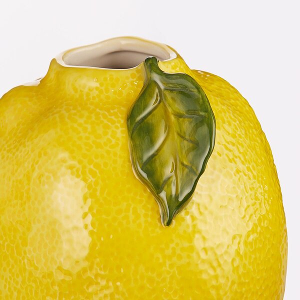 LEMON citrom formájú váza 18 cm