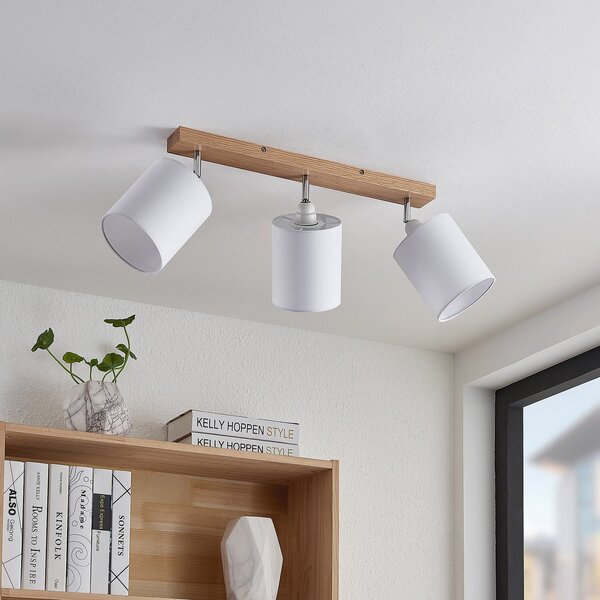 Mennyezeti Lámpa Lindby, Imarin, dimmable, Fa, Nappali, Fa, Skandináv