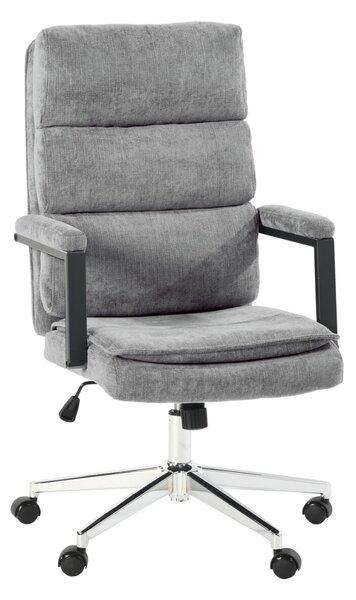 US 134 irodai textil forgószék világos szürke